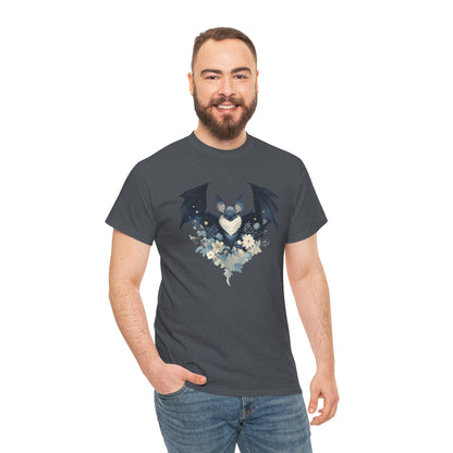 Midnight Bat Unisex Heavy Cotton Tee