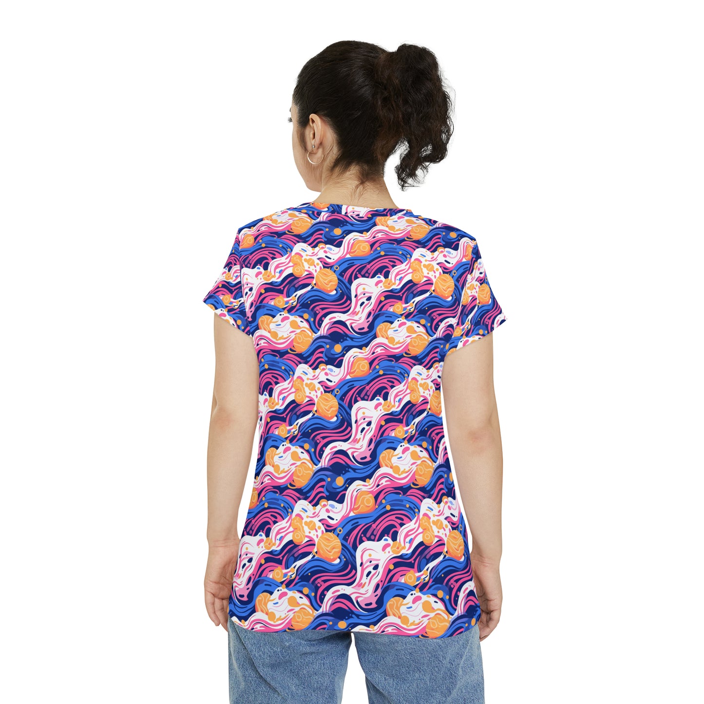 Sghetti Women's Short Sleeve Shirt (AOP)