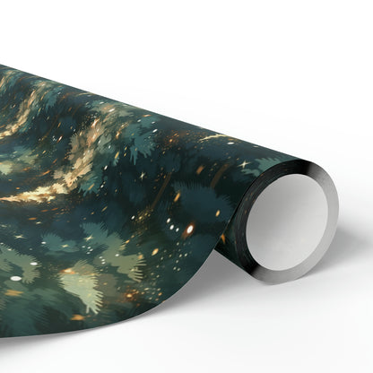 Twinkling Trees Wrapping Papers