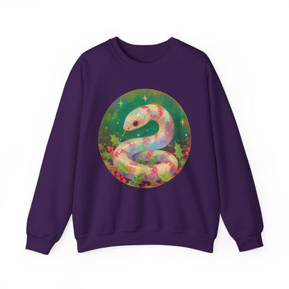 Candy Stripe Snake Unisex Heavy Blend™ Crewneck Sweatshirt