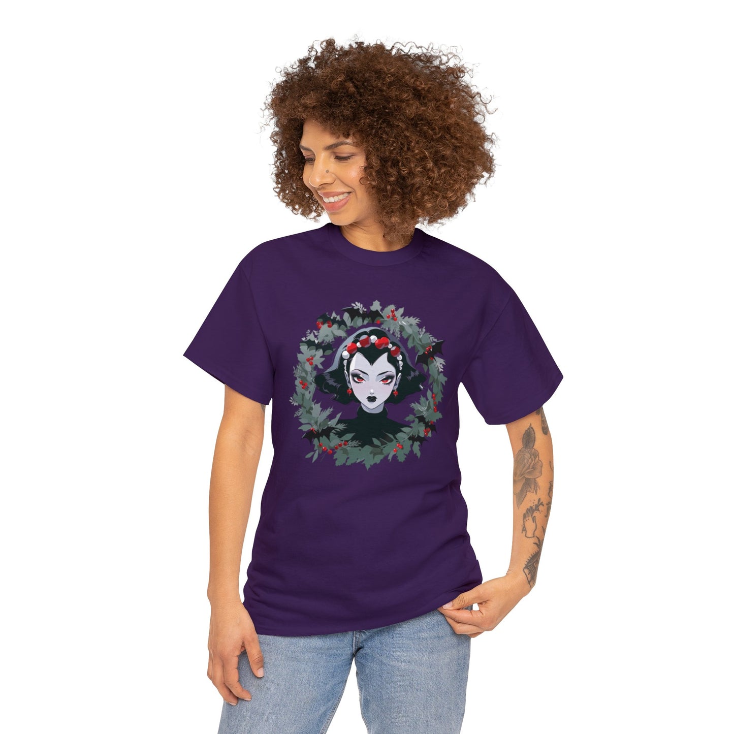 Vampire Wreath Unisex Heavy Cotton Tee
