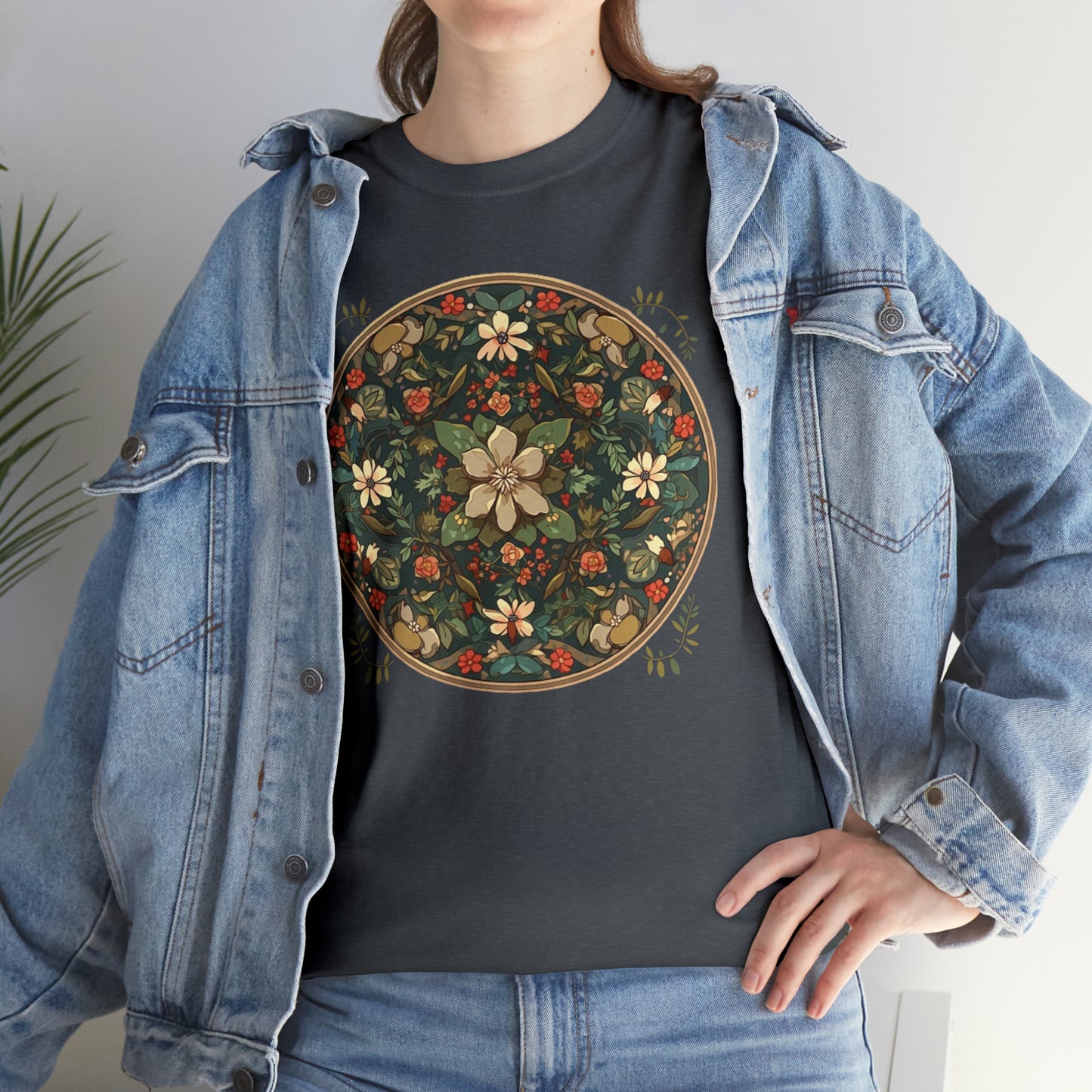 Druidic Mandala Unisex Heavy Cotton Tee