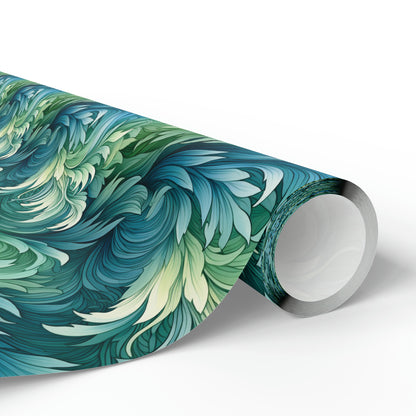 Peacock Flourishes Wrapping Papers