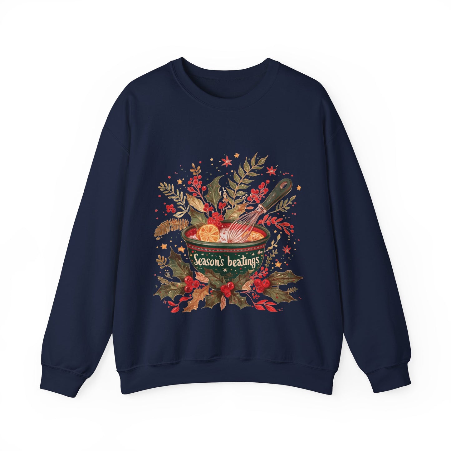 Season's Beatings (Baking) Unisex Heavy Blend™ Crewneck Sweatshirt
