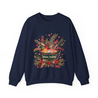 Season's Beatings (Baking) Unisex Heavy Blend™ Crewneck Sweatshirt