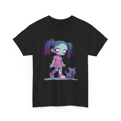Zombie Dog Walker Unisex Heavy Cotton Tee