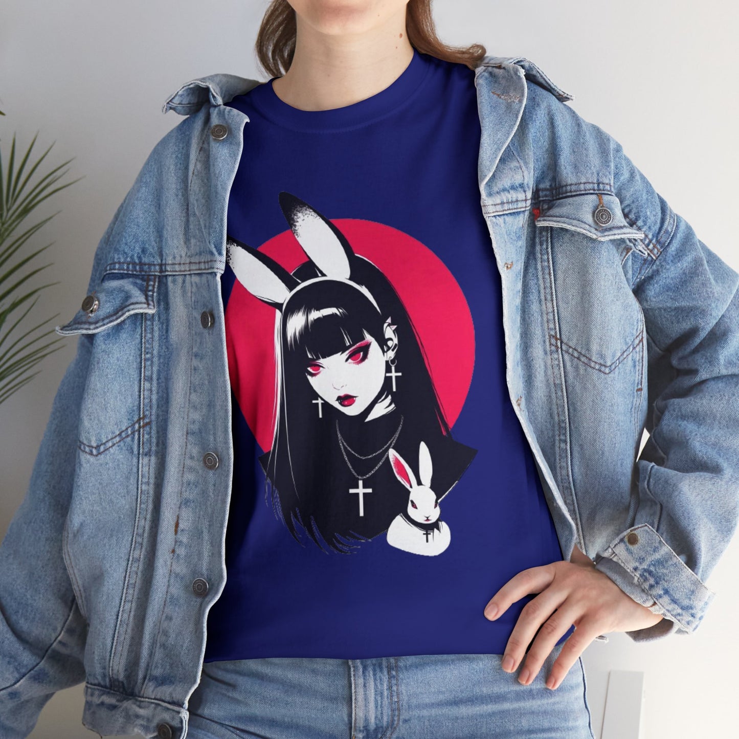 Vampire Bunny Unisex Heavy Cotton Tee