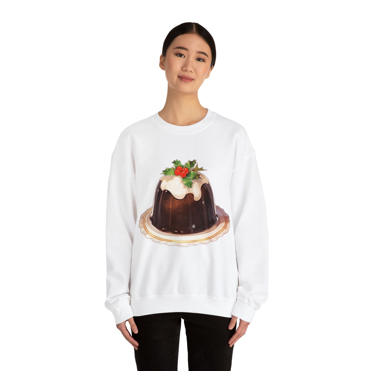 Christmas Pudding Unisex Heavy Blend™ Crewneck Sweatshirt