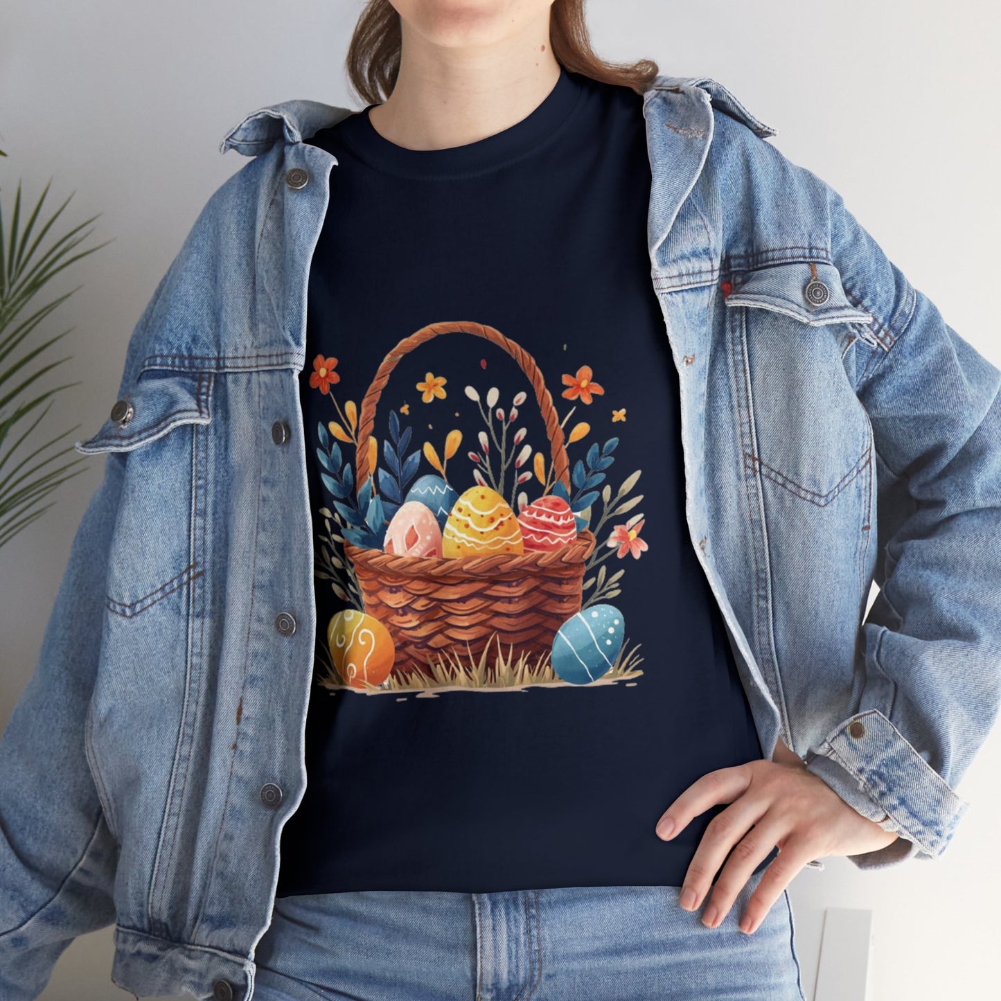 Easter Basket Unisex Heavy Cotton Tee