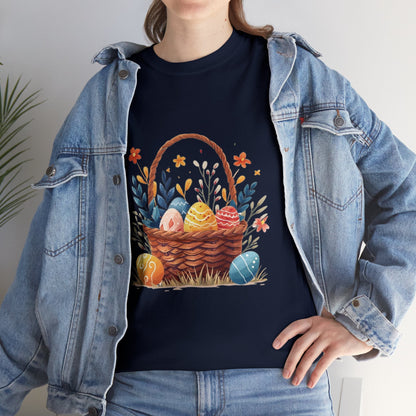 Easter Basket Unisex Heavy Cotton Tee