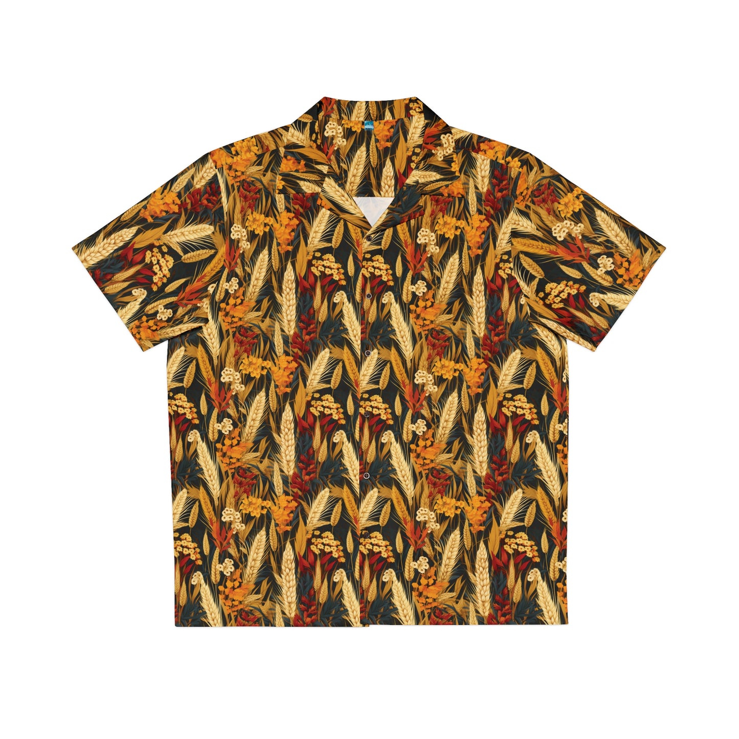 Wheat Men's Hawaiian Shirt (AOP)