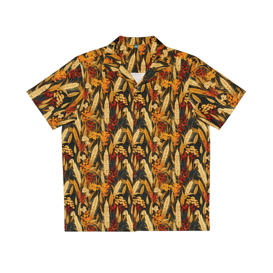 Wheat Men's Hawaiian Shirt (AOP)