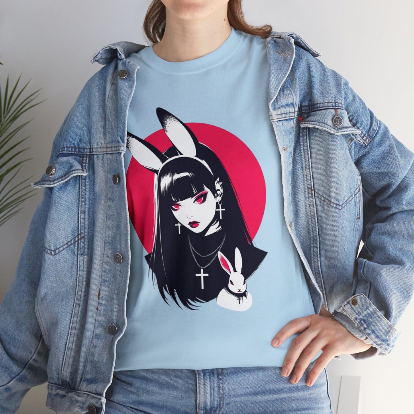 Vampire Bunny Unisex Heavy Cotton Tee