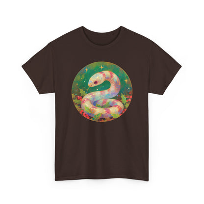 Candy Stripe Snake Unisex Heavy Cotton Tee