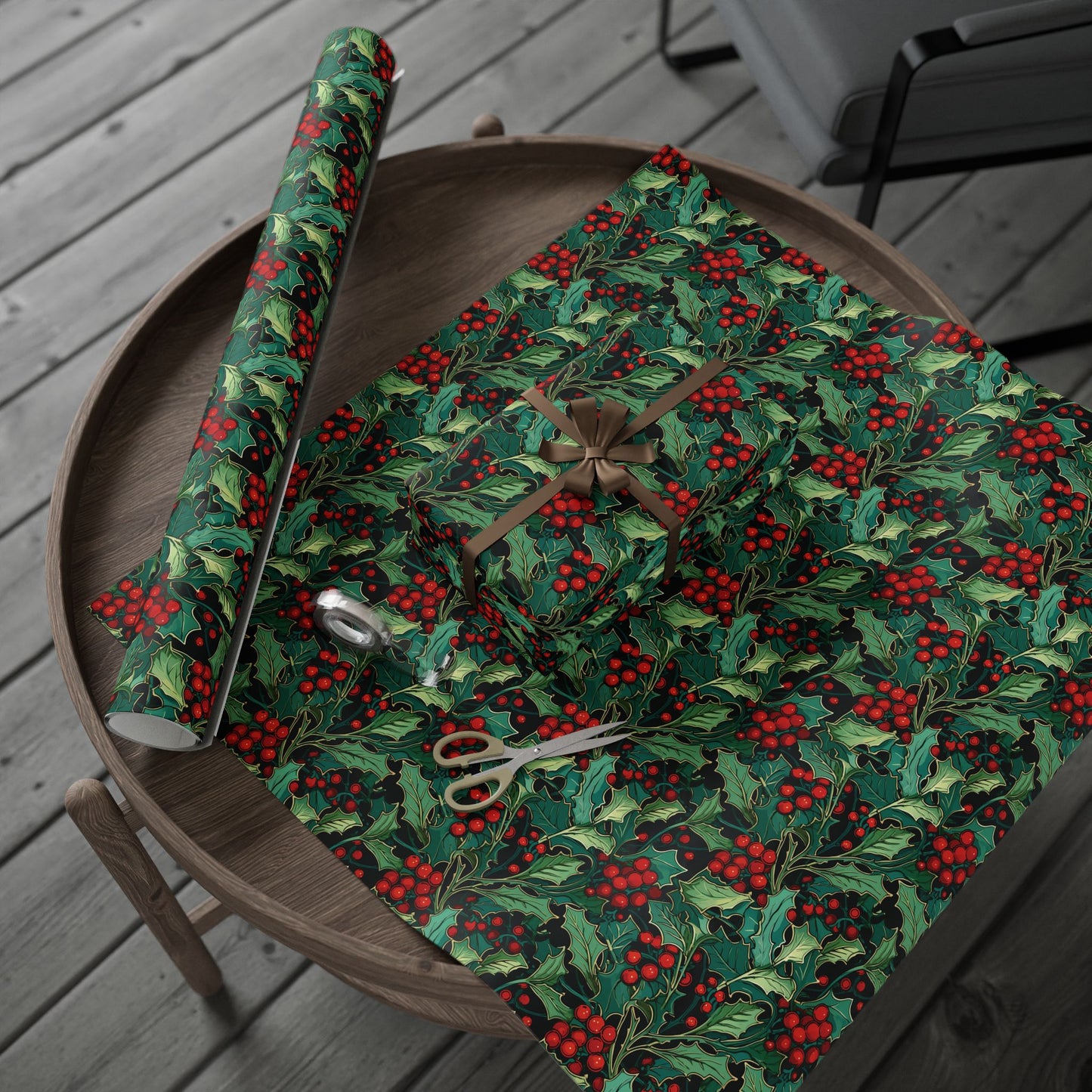 Holly Wrapping Papers