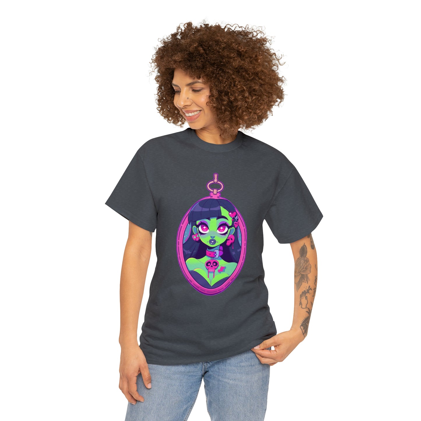 Zombie Locket Unisex Heavy Cotton Tee