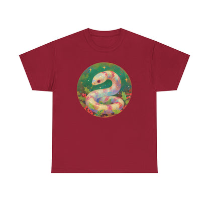 Candy Stripe Snake Unisex Heavy Cotton Tee