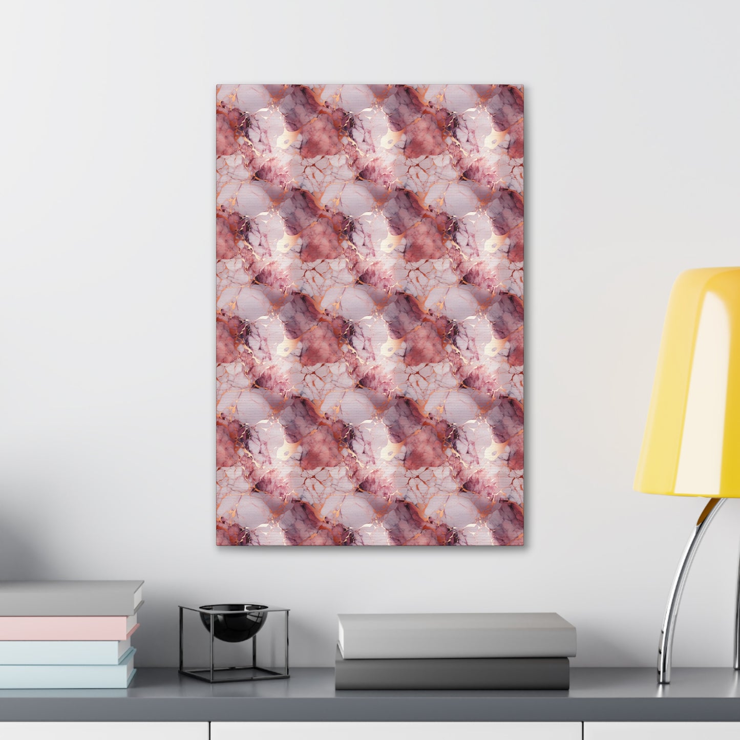 Rose Gold Marble Canvas Gallery Wrap