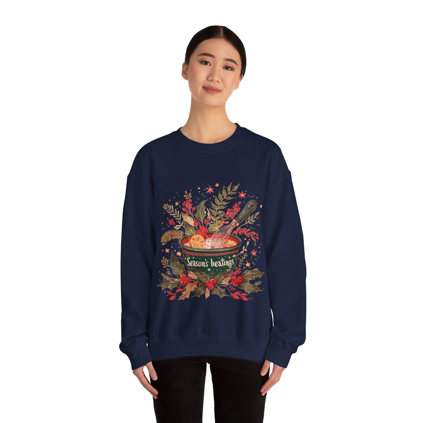 Season's Beatings (Baking) Unisex Heavy Blend™ Crewneck Sweatshirt