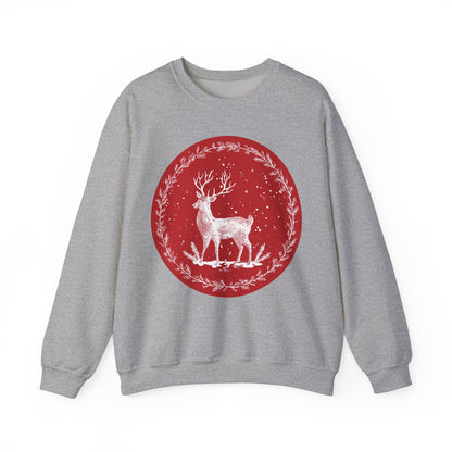 Rustic Deer Unisex Heavy Blend™ Crewneck Sweatshirt