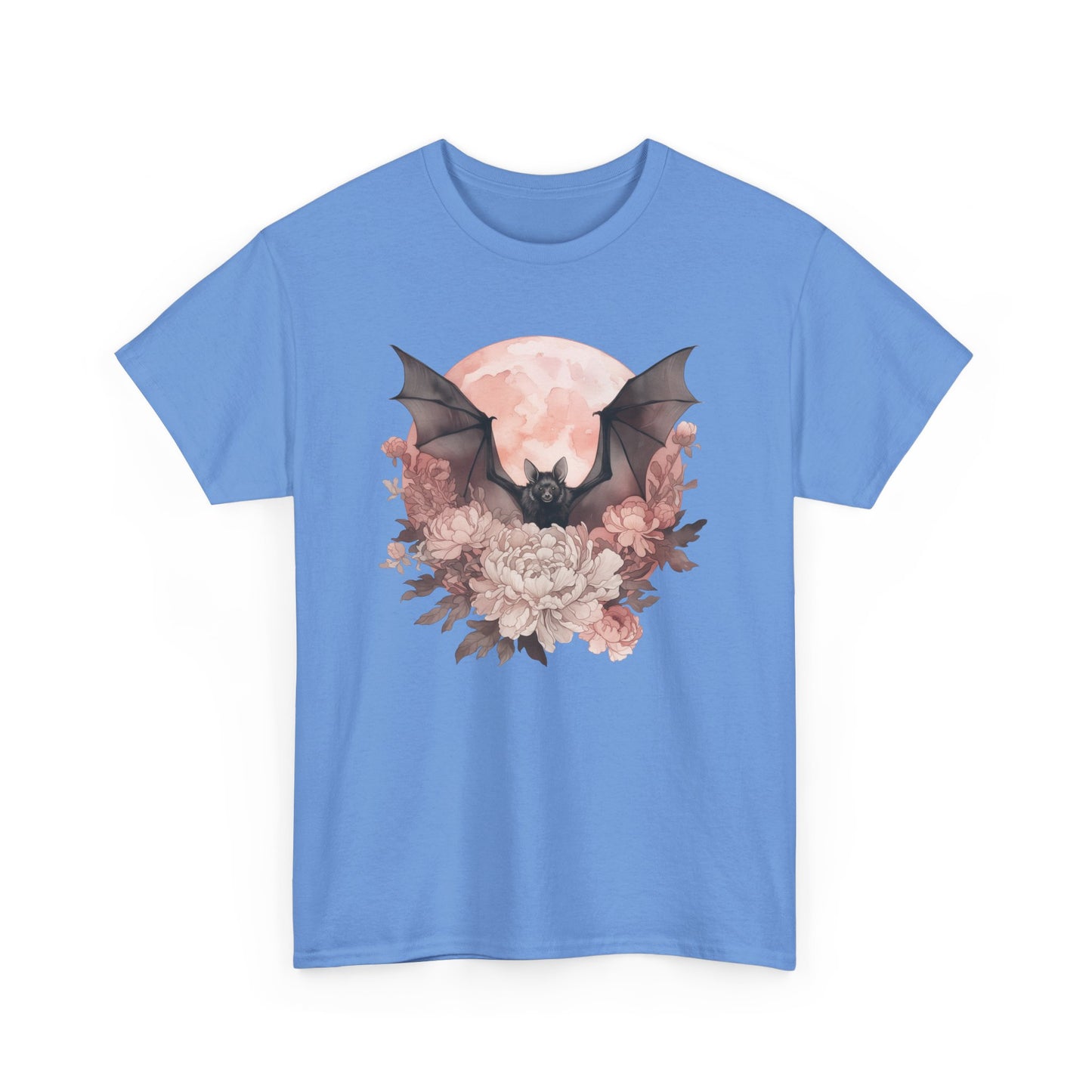 Strawberry Moon Bat Unisex Heavy Cotton Tee