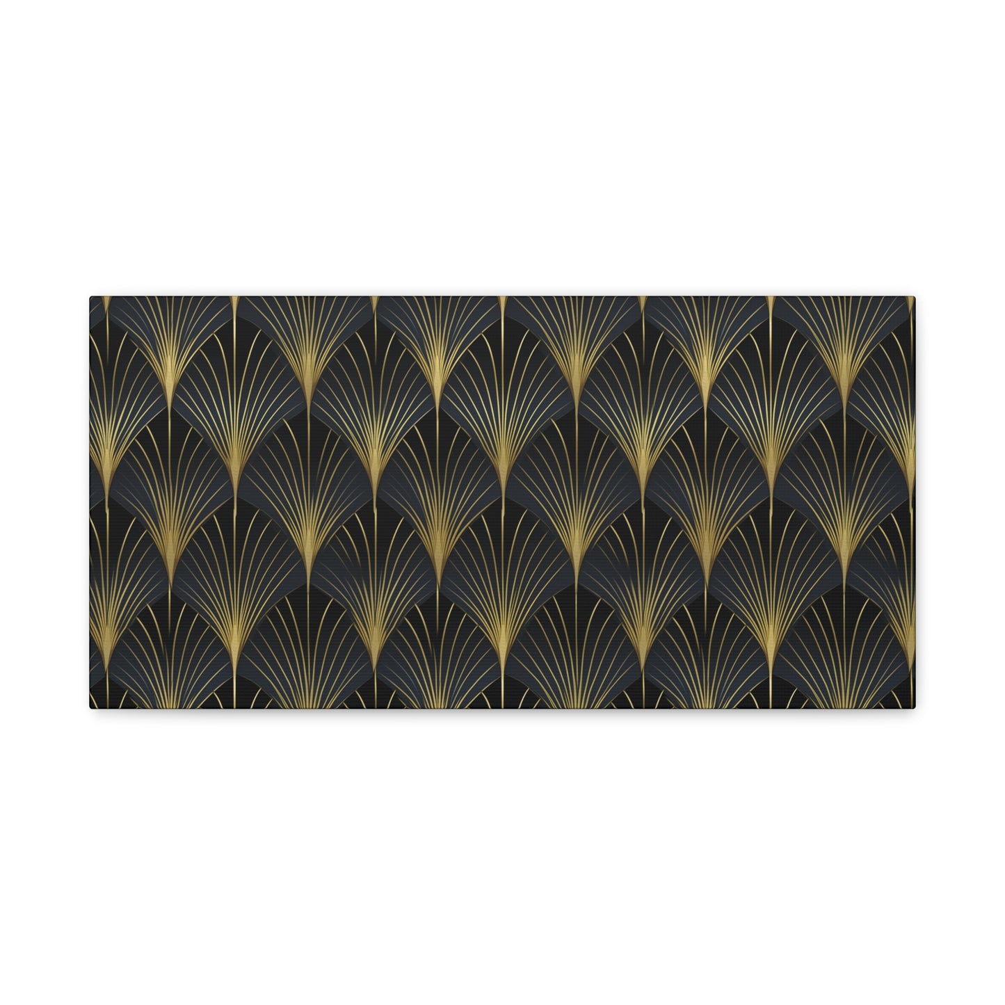 Art Deco Fans Canvas Gallery Wrap