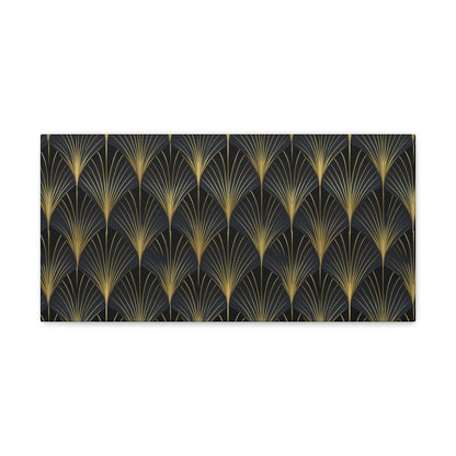 Art Deco Fans Canvas Gallery Wrap
