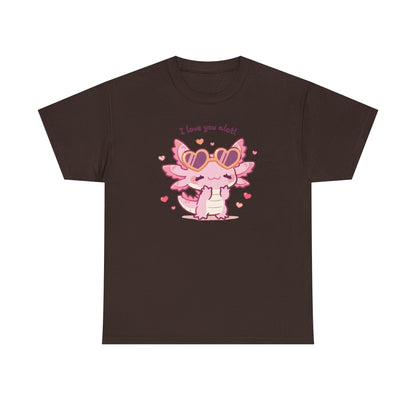 I Love You Alotl Unisex Heavy Cotton Tee