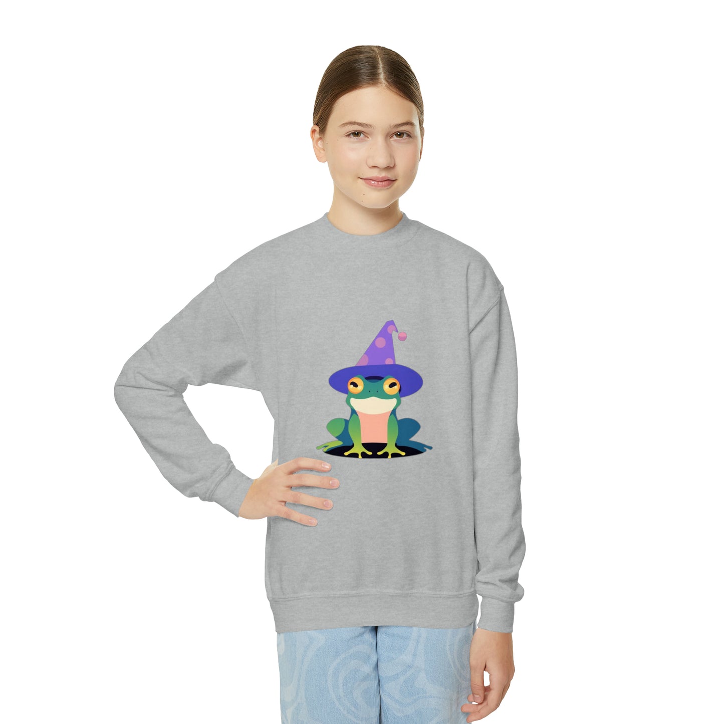 Wizard Frog Youth Crewneck Sweatshirt