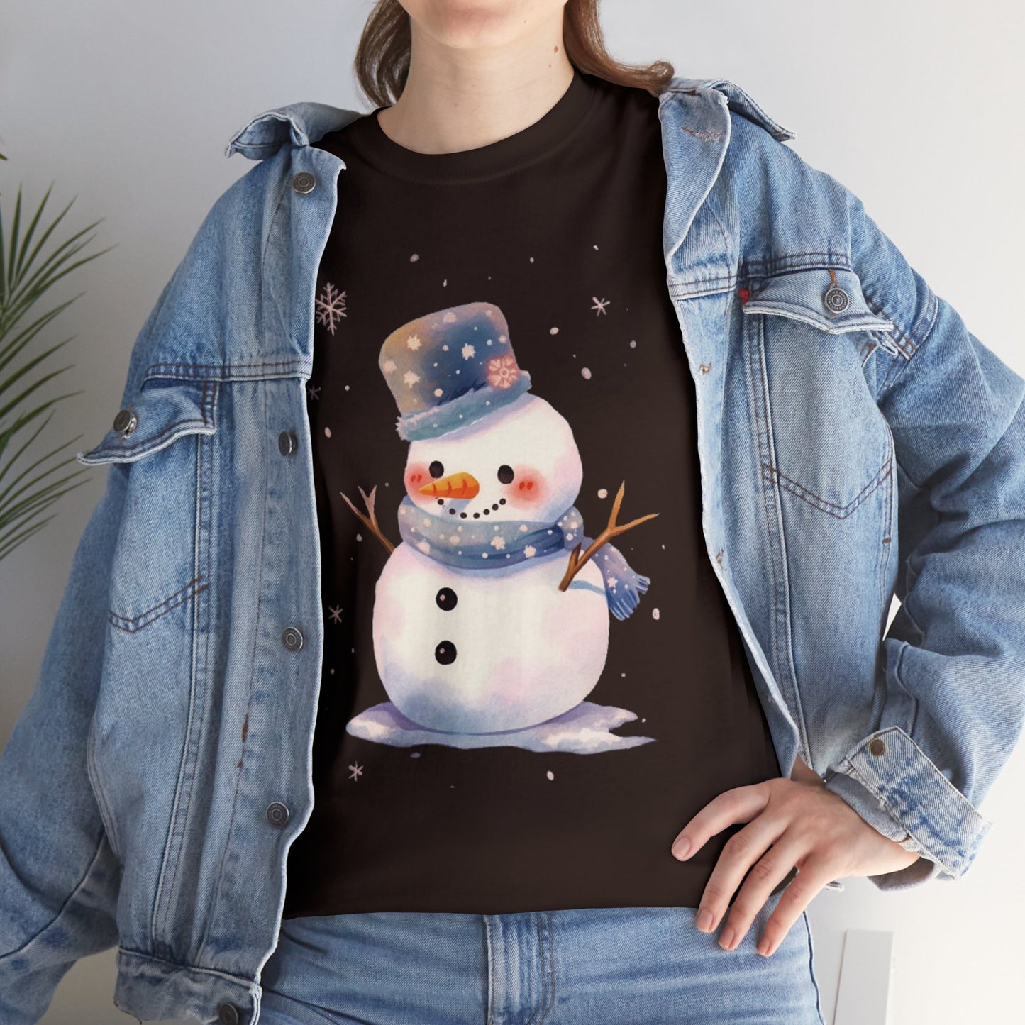 Snowman Unisex Heavy Cotton Tee