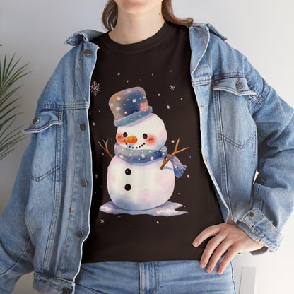 Snowman Unisex Heavy Cotton Tee