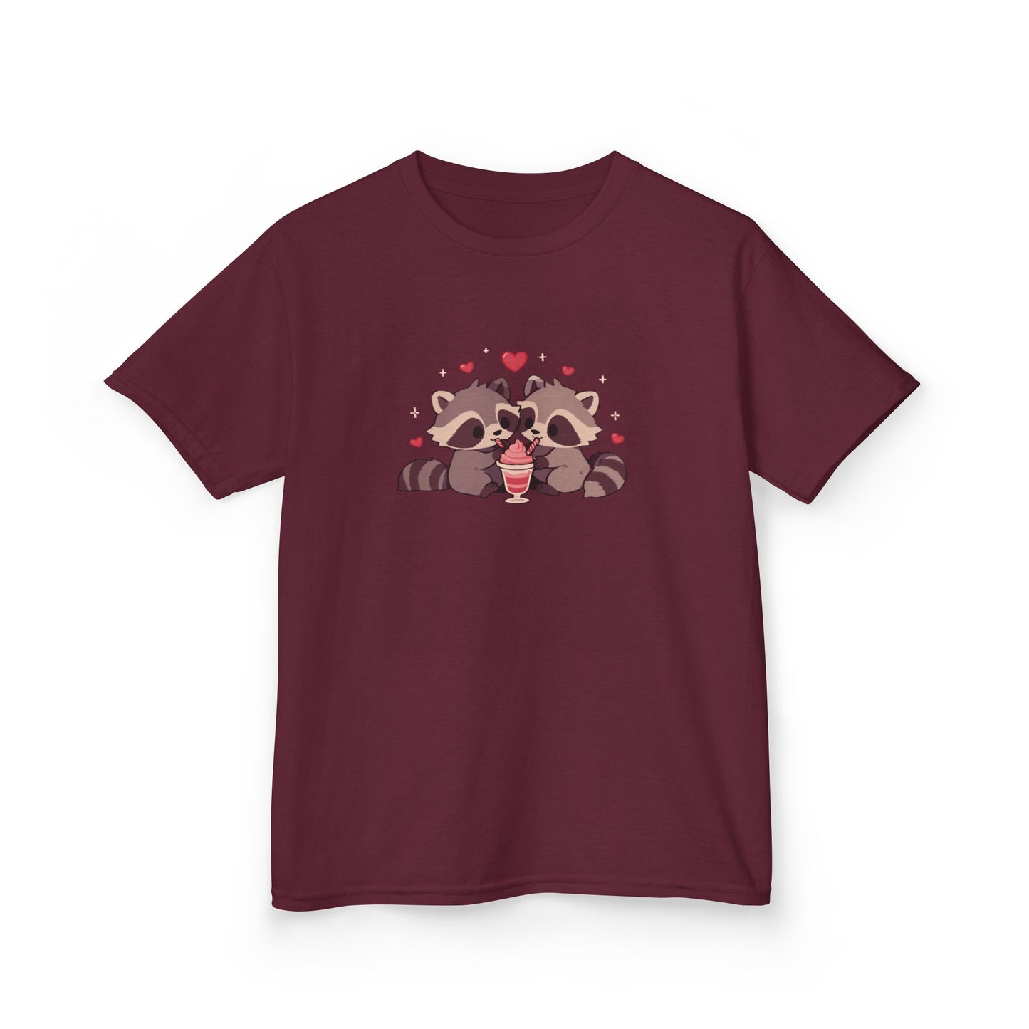 Raccoons Sharing Milkshake Kids Heavy Cotton™ Tee