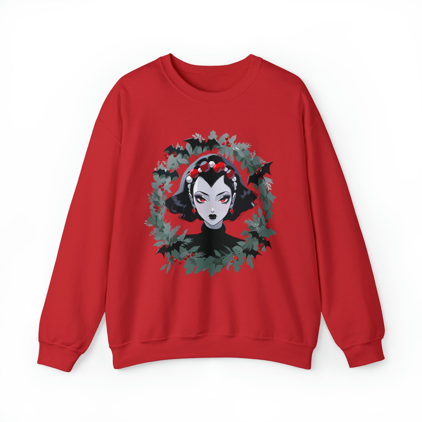 Vampire Wreath Unisex Heavy Blend™ Crewneck Sweatshirt