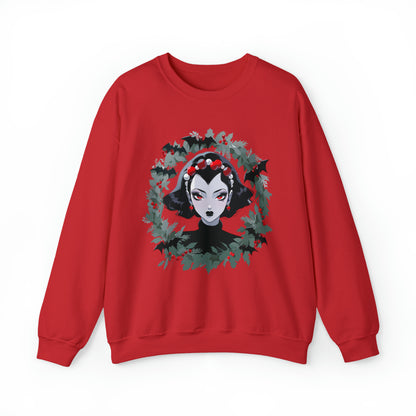 Vampire Wreath Unisex Heavy Blend™ Crewneck Sweatshirt