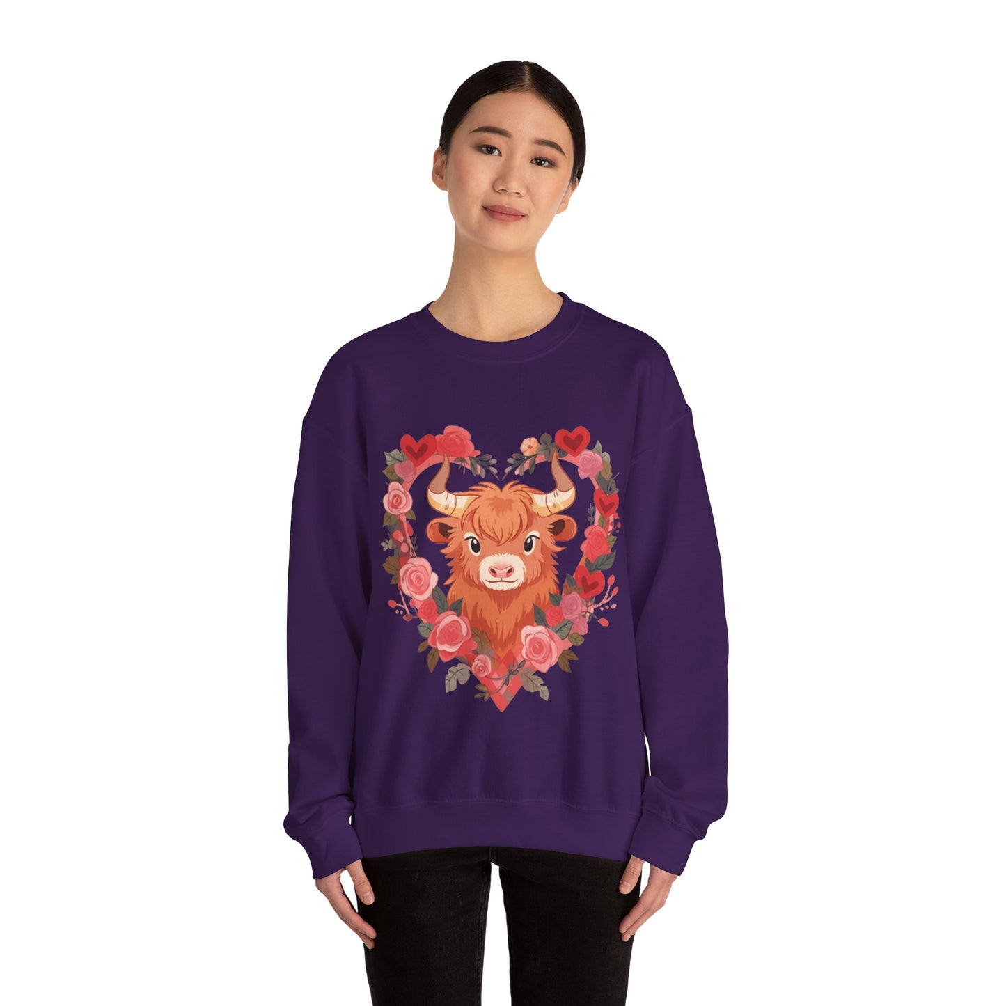 Moo Moo Love Unisex Heavy Blend™ Crewneck Sweatshirt