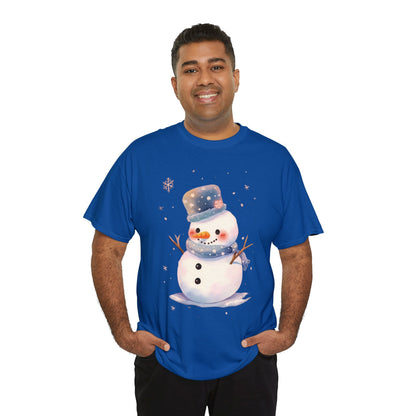 Snowman Unisex Heavy Cotton Tee