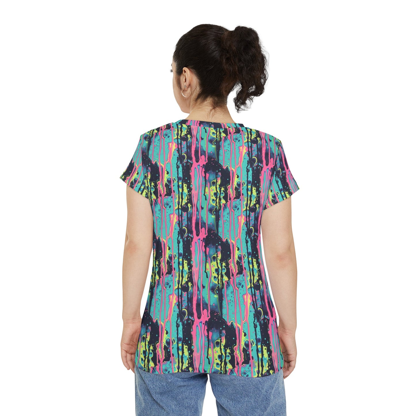 Acid Rain Women's Short Sleeve Shirt (AOP)