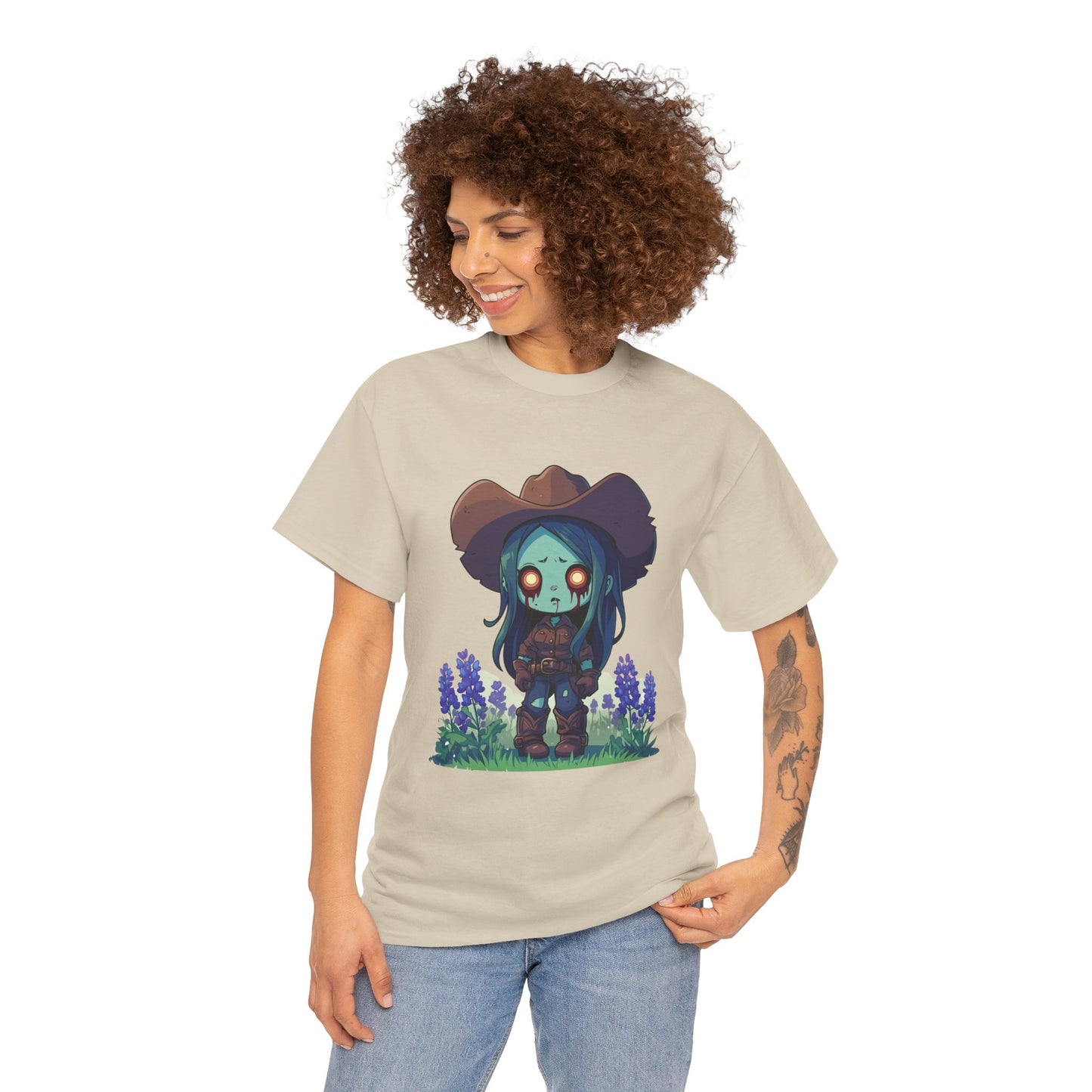 Texas Zombie Unisex Heavy Cotton Tee