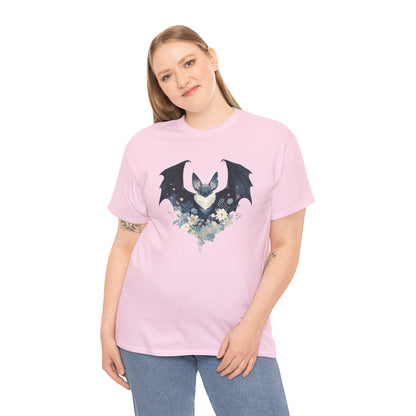 Midnight Bat Unisex Heavy Cotton Tee