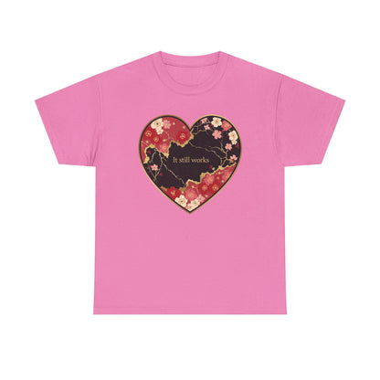 Kintsugi Heart Unisex Heavy Cotton Tee