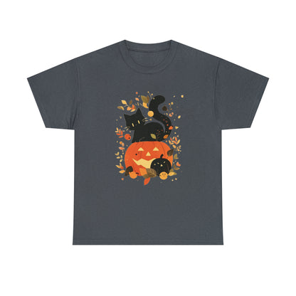 Spooky Kitty Unisex Heavy Cotton Tee