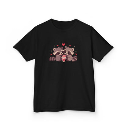 Raccoons Sharing Milkshake Kids Heavy Cotton™ Tee