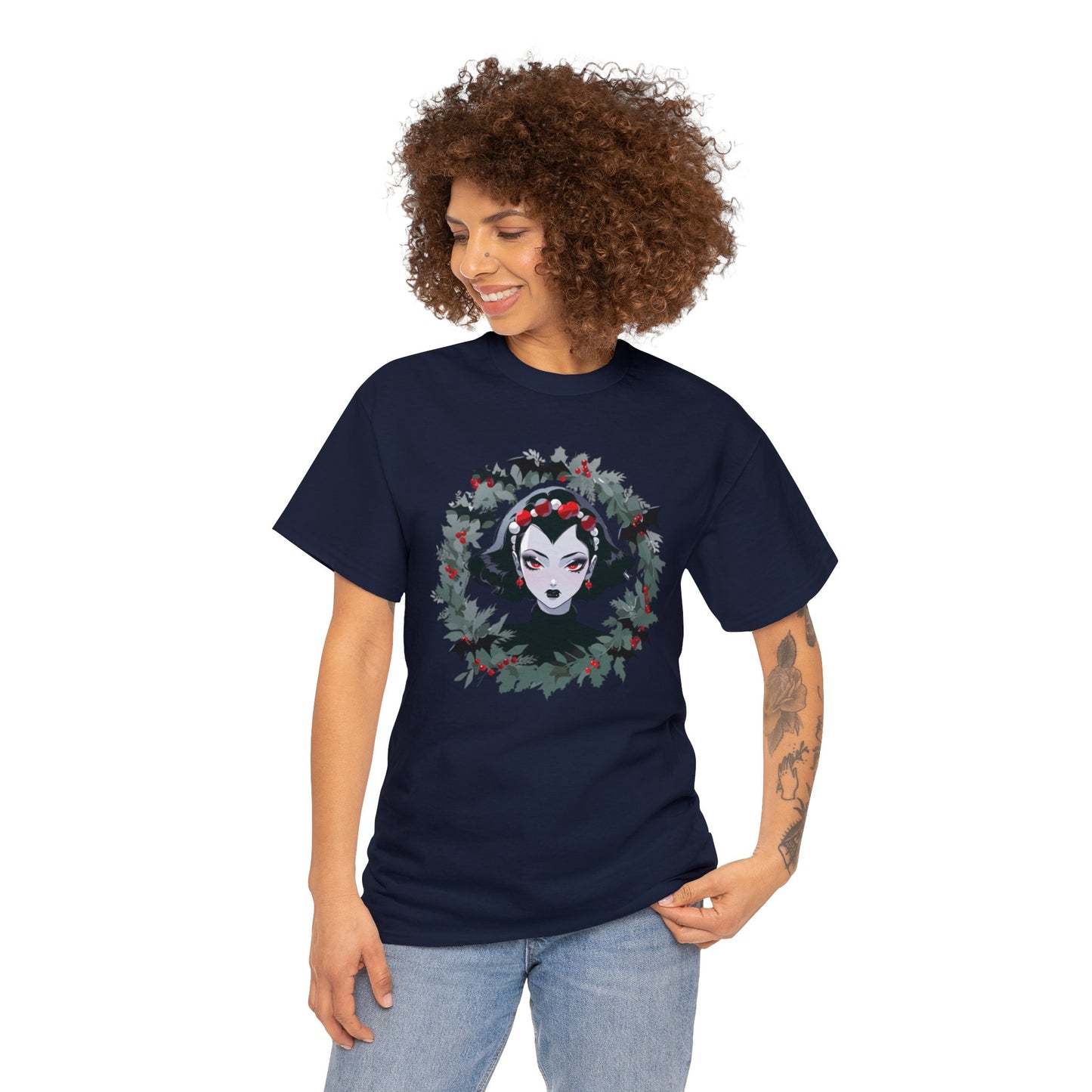 Vampire Wreath Unisex Heavy Cotton Tee