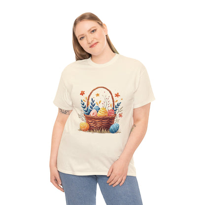 Easter Basket Unisex Heavy Cotton Tee