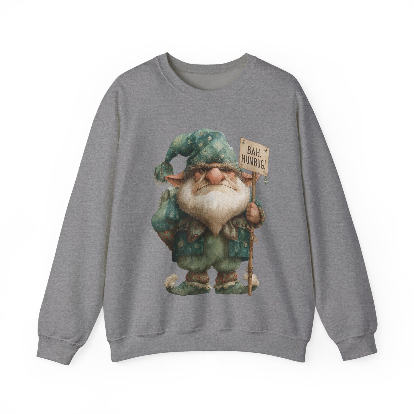 Grumpy Elf Unisex Heavy Blend™ Crewneck Sweatshirt