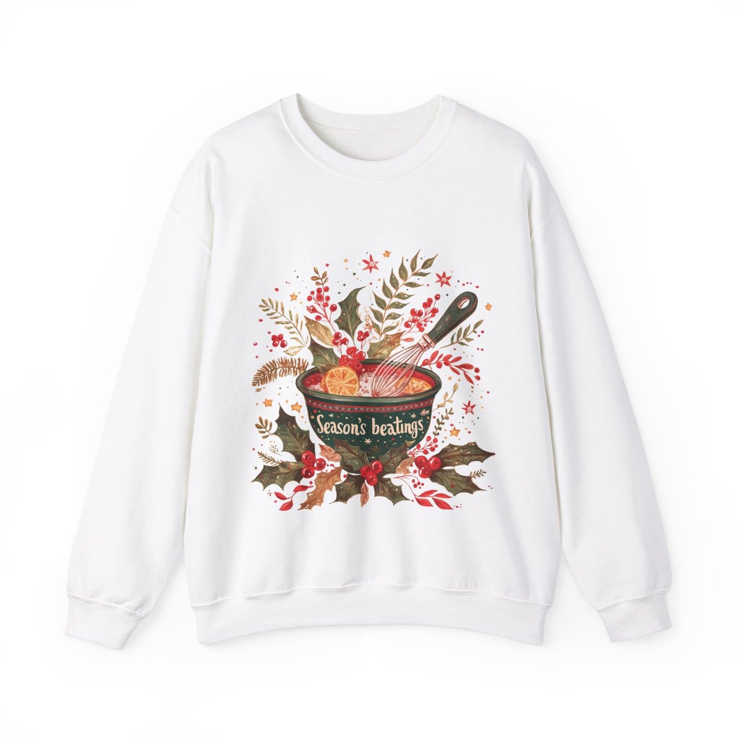 Season's Beatings (Baking) Unisex Heavy Blend™ Crewneck Sweatshirt