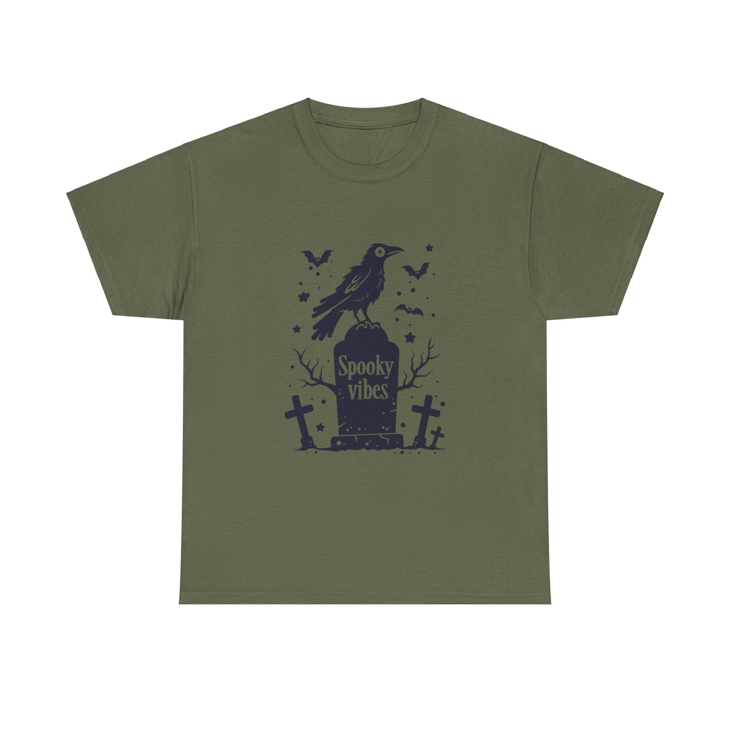Spooky Vibes Unisex Heavy Cotton Tee