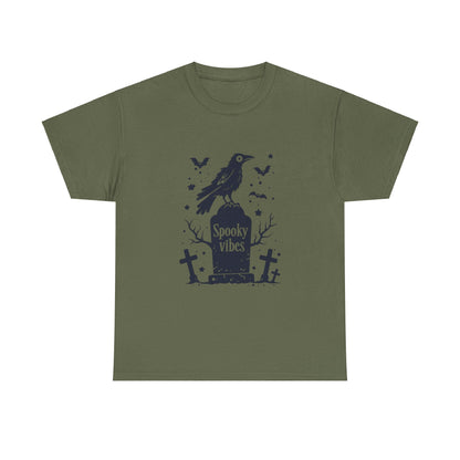Spooky Vibes Unisex Heavy Cotton Tee
