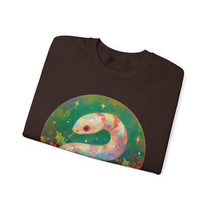 Candy Stripe Snake Unisex Heavy Blend™ Crewneck Sweatshirt