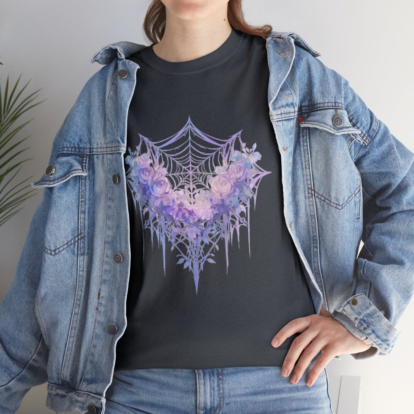 Web Heart Unisex Heavy Cotton Tee